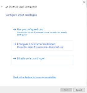 configure smart card|enable smart card windows 10.